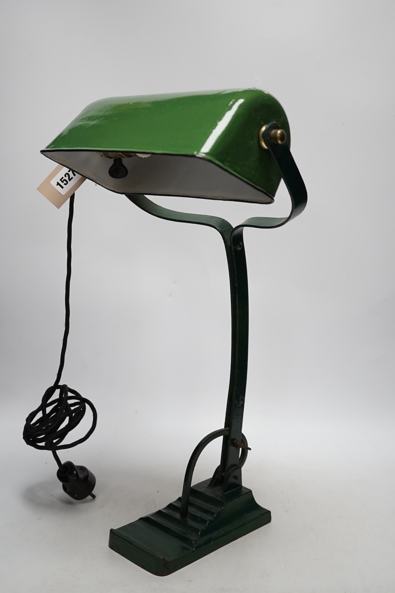 An early 20th century German student's table lamp